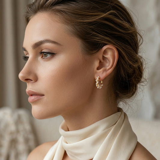 Pearl Signature Hoops
