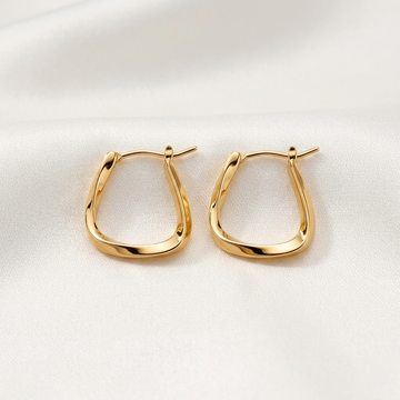 Sienna Square Hoop Earrings