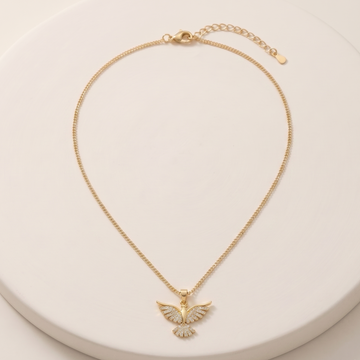 Aurelis Radiant Wing Necklace
