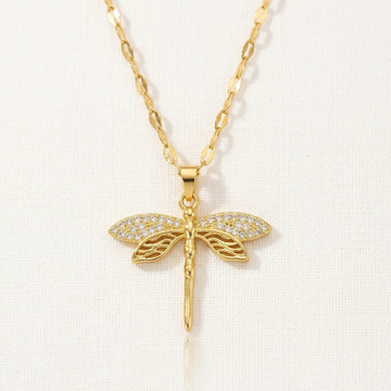 Aurelia Dragonfly Necklace