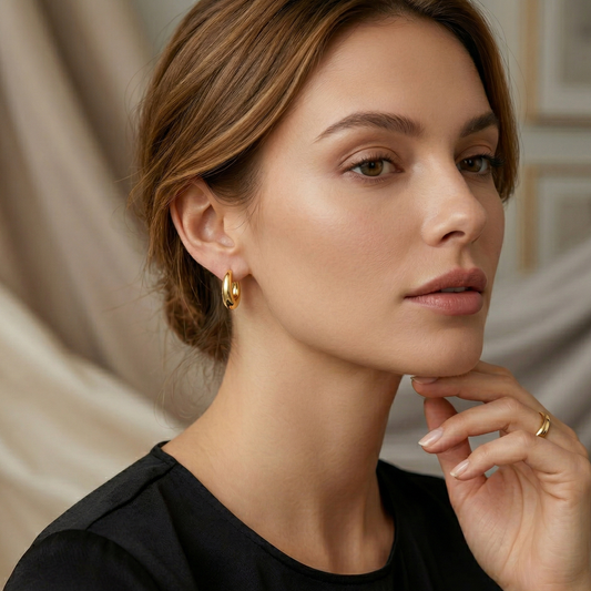 Essential Gold Huggie Earrings