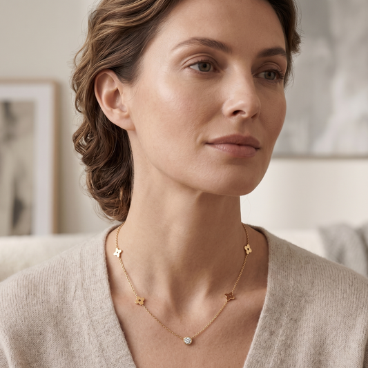 Elaris Bloom Crystal Necklace