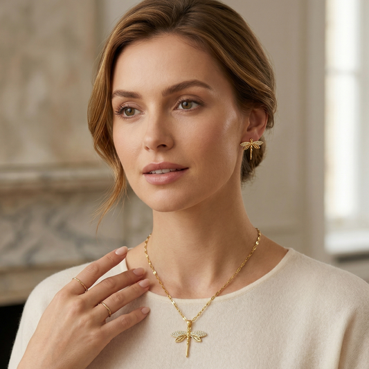 Aurelia Dragonfly Necklace