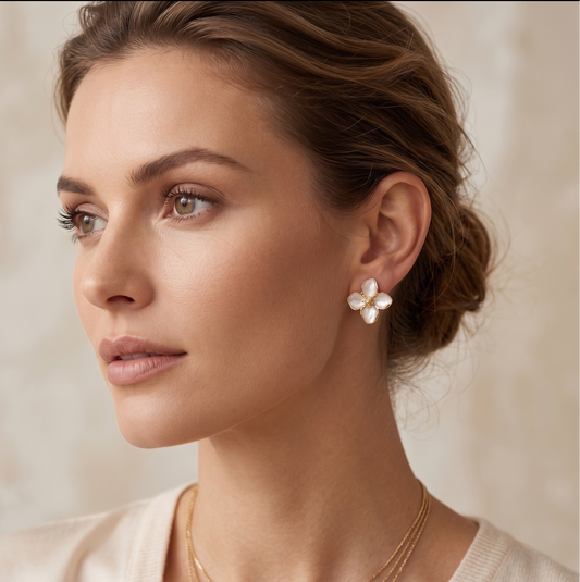 Pearl Bloom Earrings