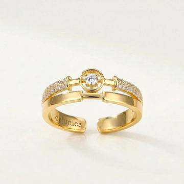 Sienna Crystal Adjustable Ring