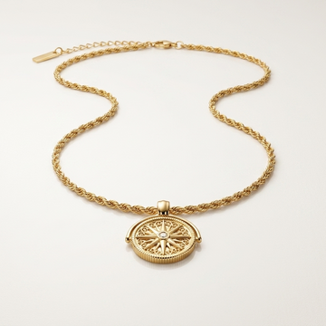 Astra Compass Necklace