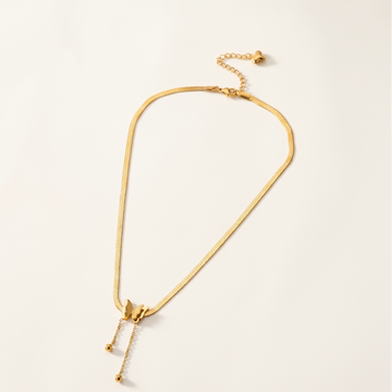 Aurora Butterfly Lariat Necklace