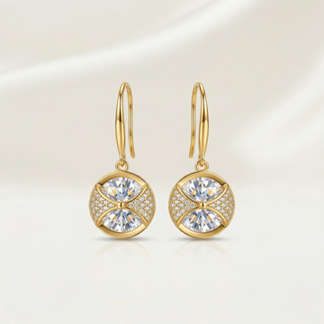 Aurelia Radiant Zirconia Earrings