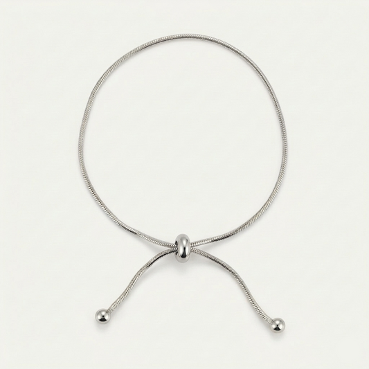 Minimal Gold Adjustable Anklet