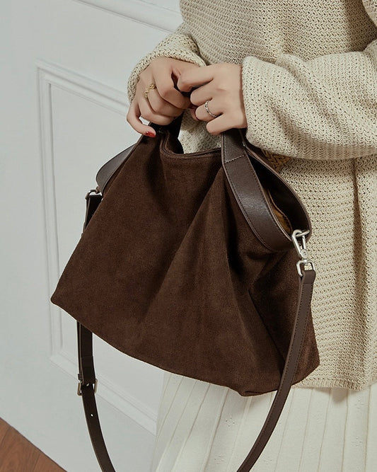 Valentina Suede Tote Bag