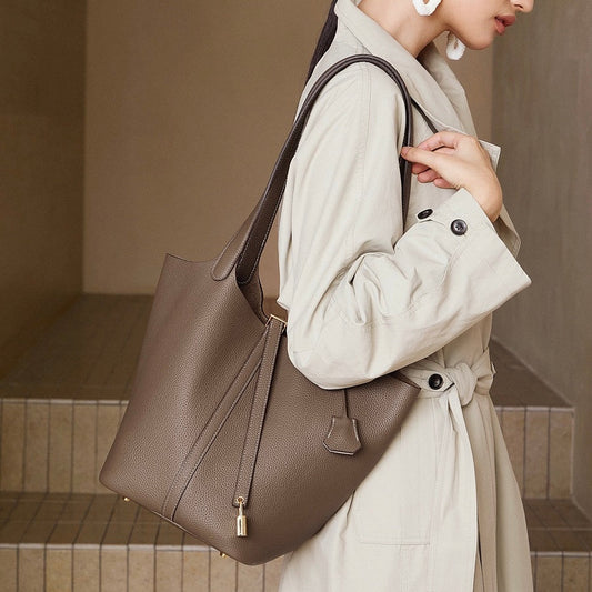 Velmora Lock Tote Bag
