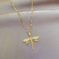 Aurelia Dragonfly Necklace - Orlumea