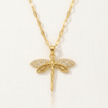 Aurelia Dragonfly Necklace - Orlumea