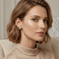 Aurelia Knot Zirconia Earrings - Orlumea