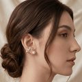 Aurelia Pearl Mermaid Earrings - Orlumea