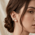 Aurelia Pearl Mermaid Earrings - Orlumea