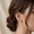 Aurelia Pearl Mermaid Earrings - Orlumea