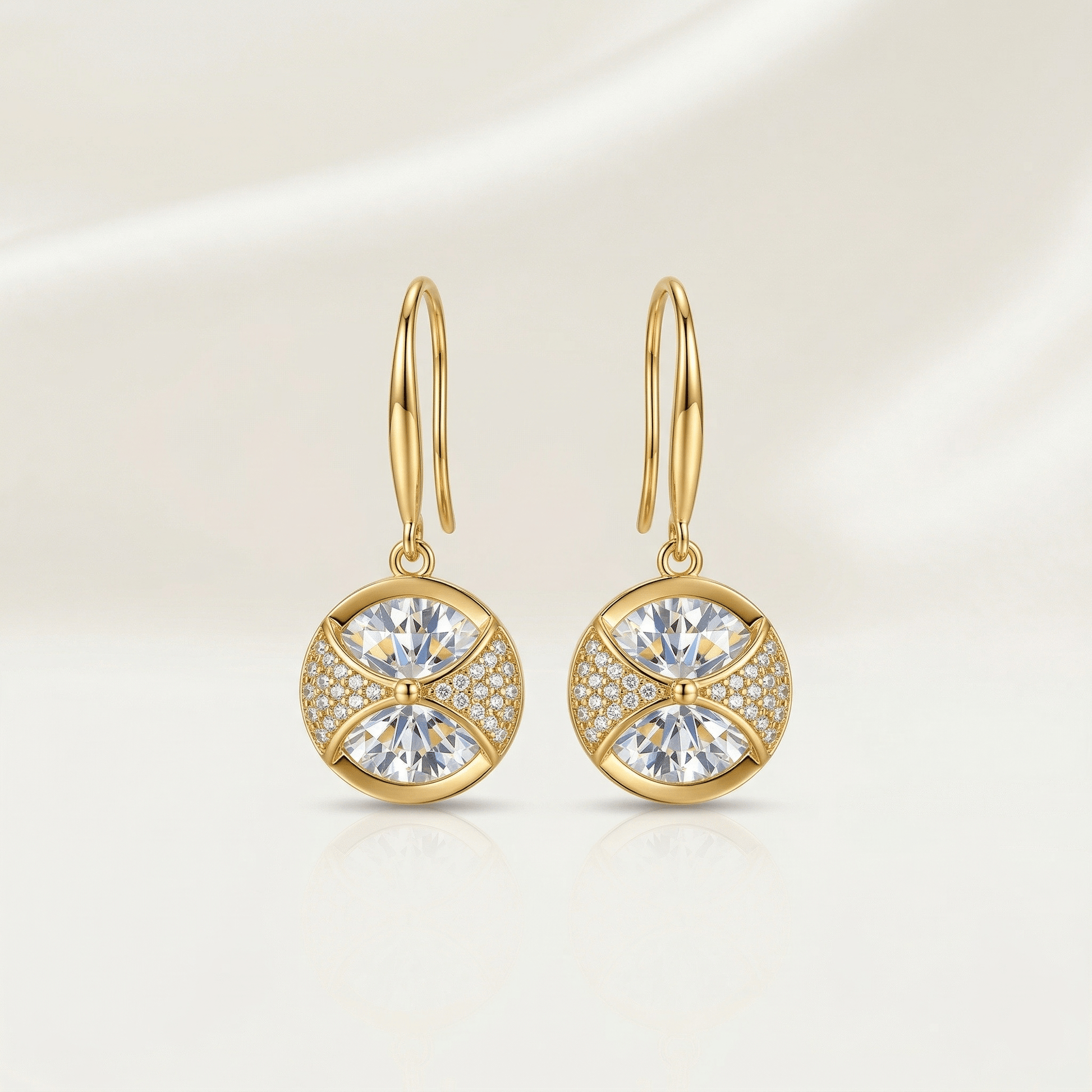 Aurelia Radiant Zirconia Earrings - Orlumea