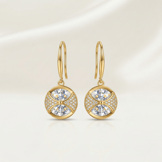 Aurelia Radiant Zirconia Earrings - Orlumea