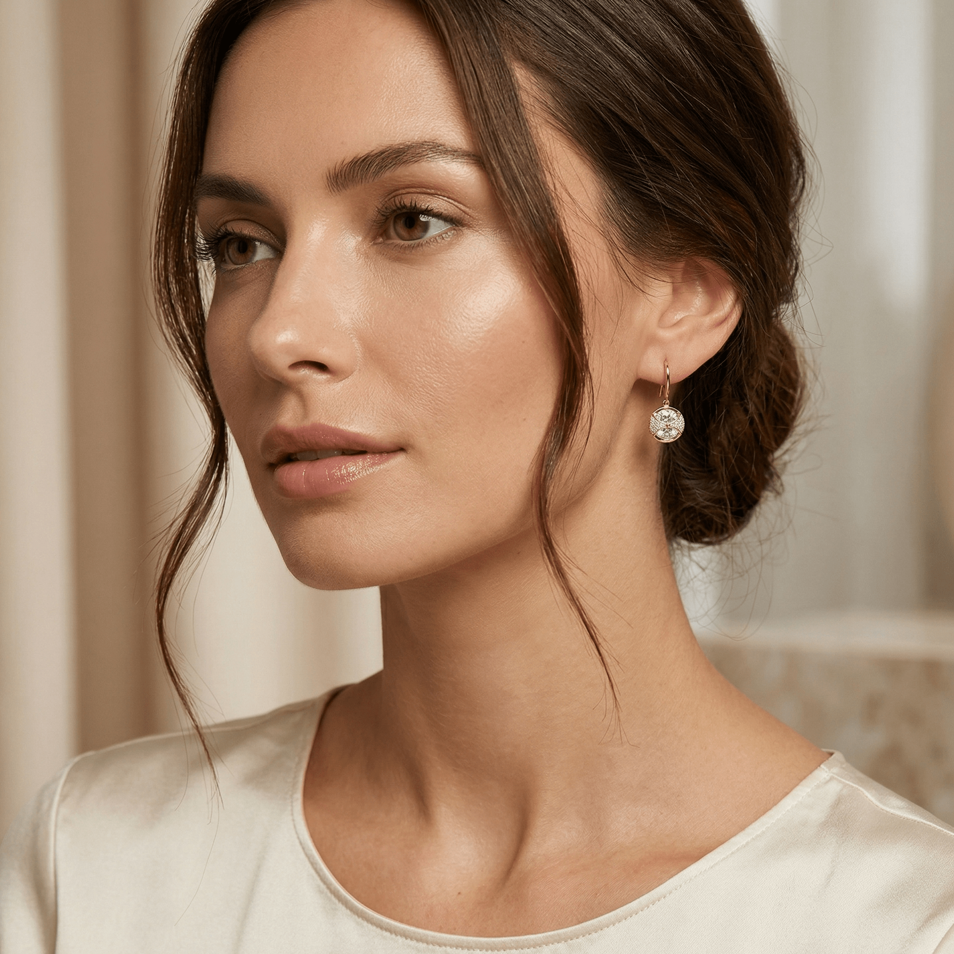 Aurelia Radiant Zirconia Earrings - Orlumea
