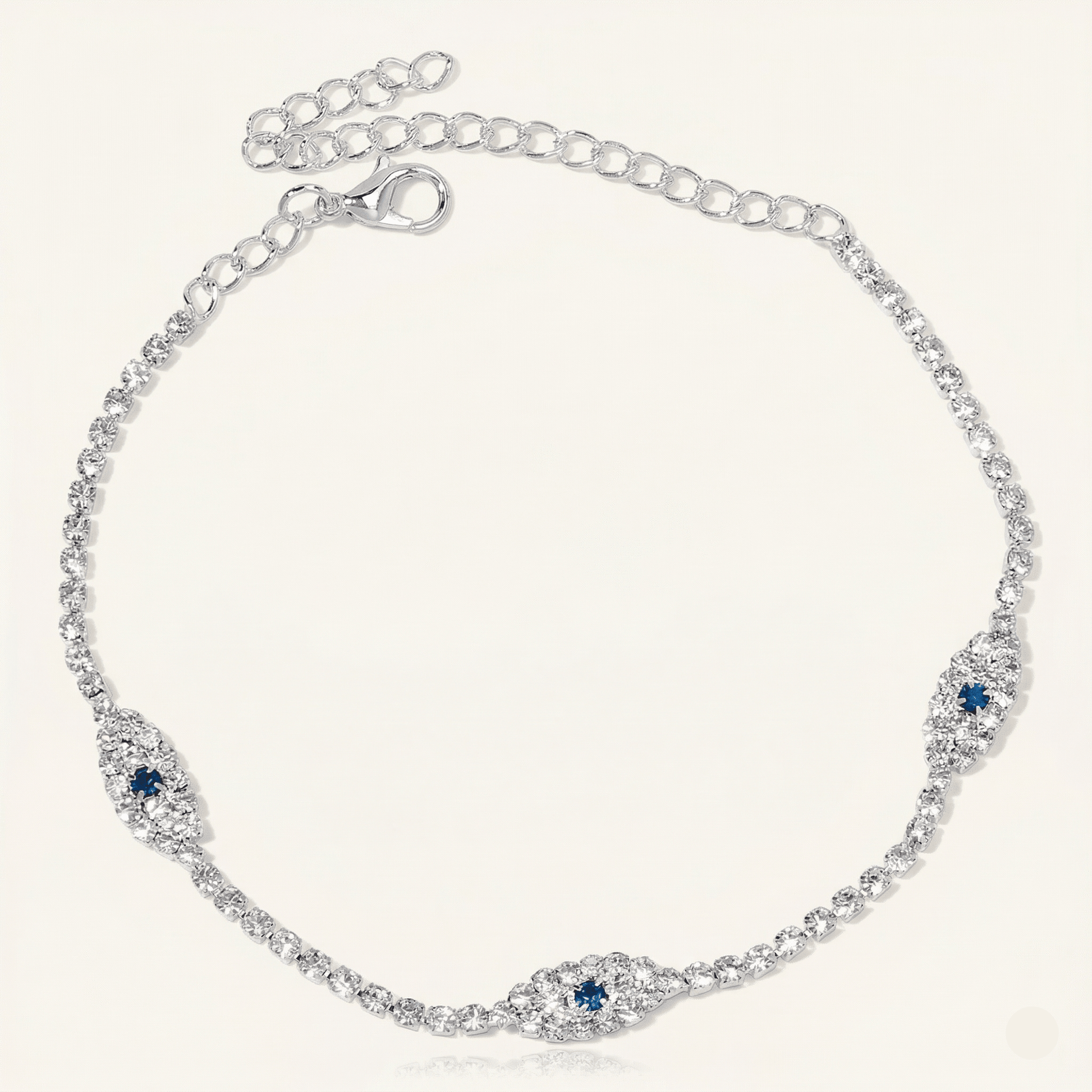 Aurelia Zirconia Tennis Anklet - Orlumea