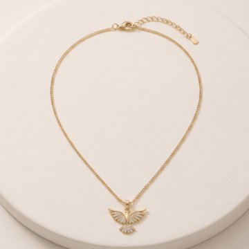 Aurelis Radiant Wing Necklace - Orlumea