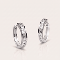 Aurelle Crystal Hoop Earrings - Orlumea