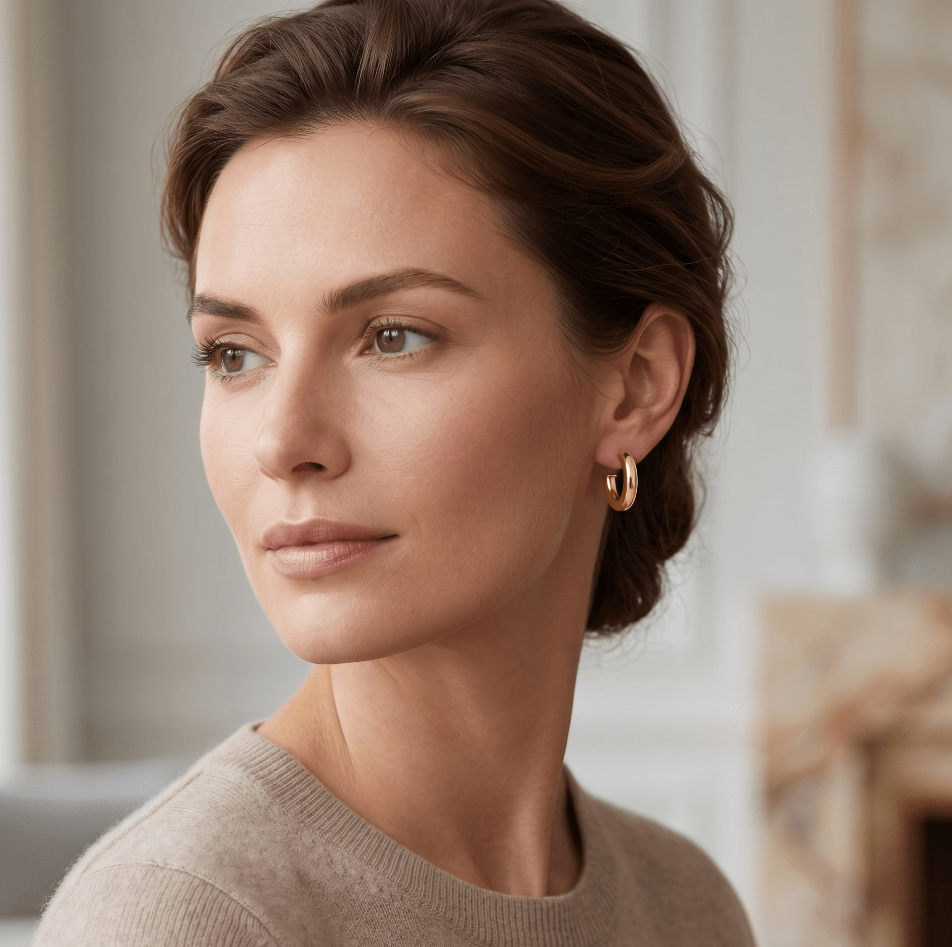 Aurelle Hoop Earrings - Orlumea