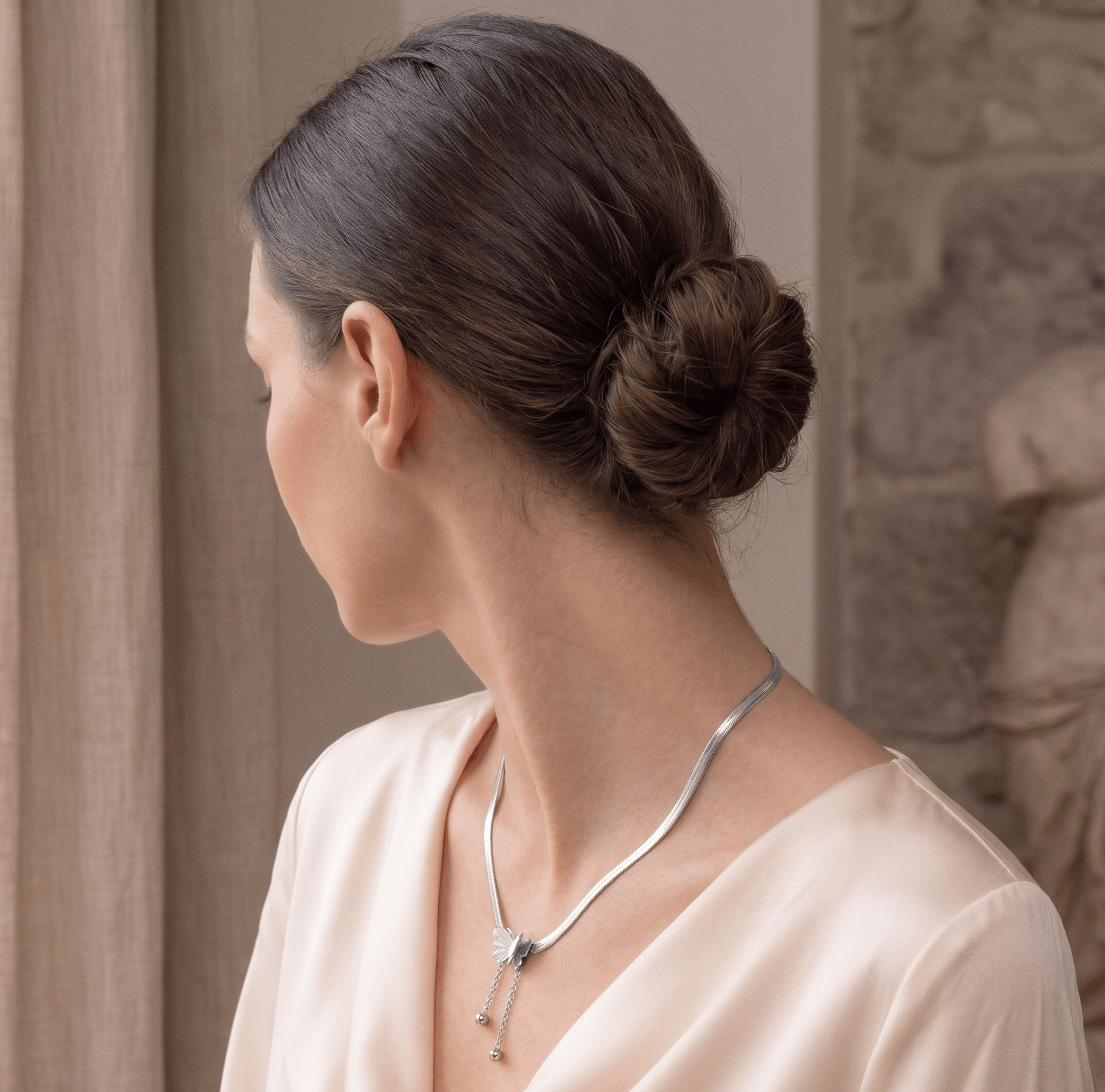 Aurora Butterfly Lariat Necklace - Orlumea