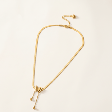 Aurora Butterfly Lariat Necklace - Orlumea