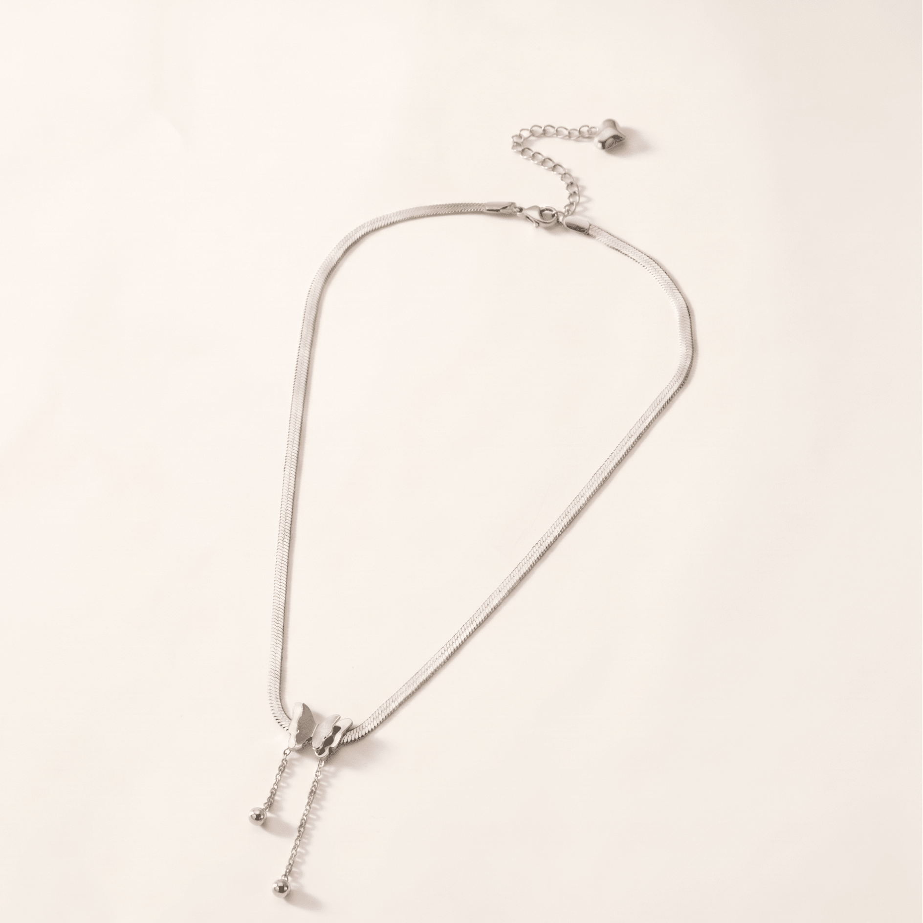 Aurora Butterfly Lariat Necklace - Orlumea