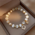 Aurora Pearl Zirconia Gold Bracelet - Orlumea