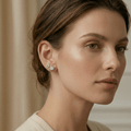 Celeste Star & Moon Stud Earrings Set - Orlumea
