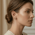 Celeste Star & Moon Stud Earrings Set - Orlumea
