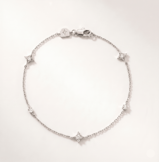 Celestial Diamond Star Bracelet - Orlumea
