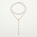 Celestial Pearl Cascade Necklace - Orlumea