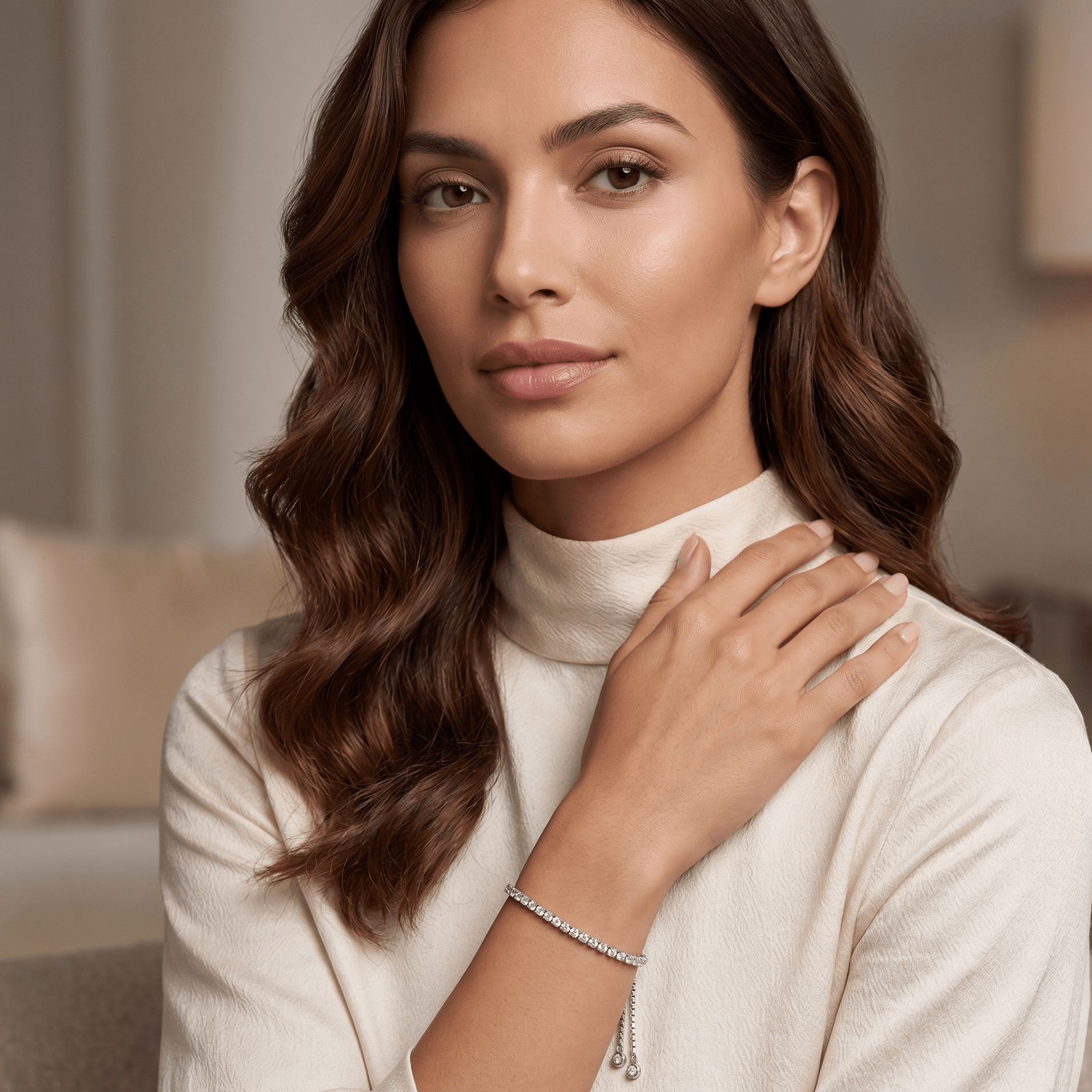 Élan Adjustable Tennis Bracelet - Orlumea