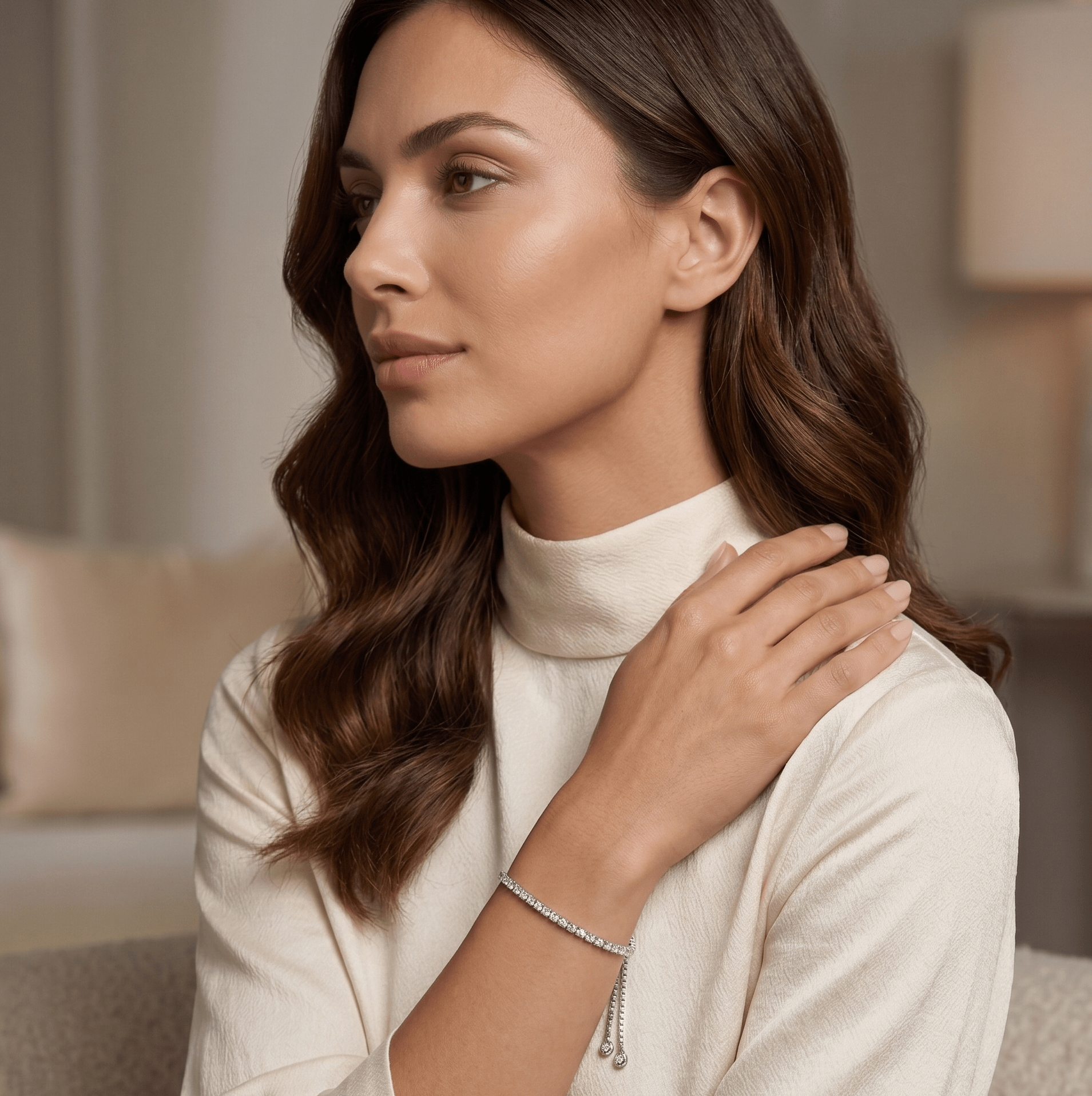 Élan Adjustable Tennis Bracelet - Orlumea