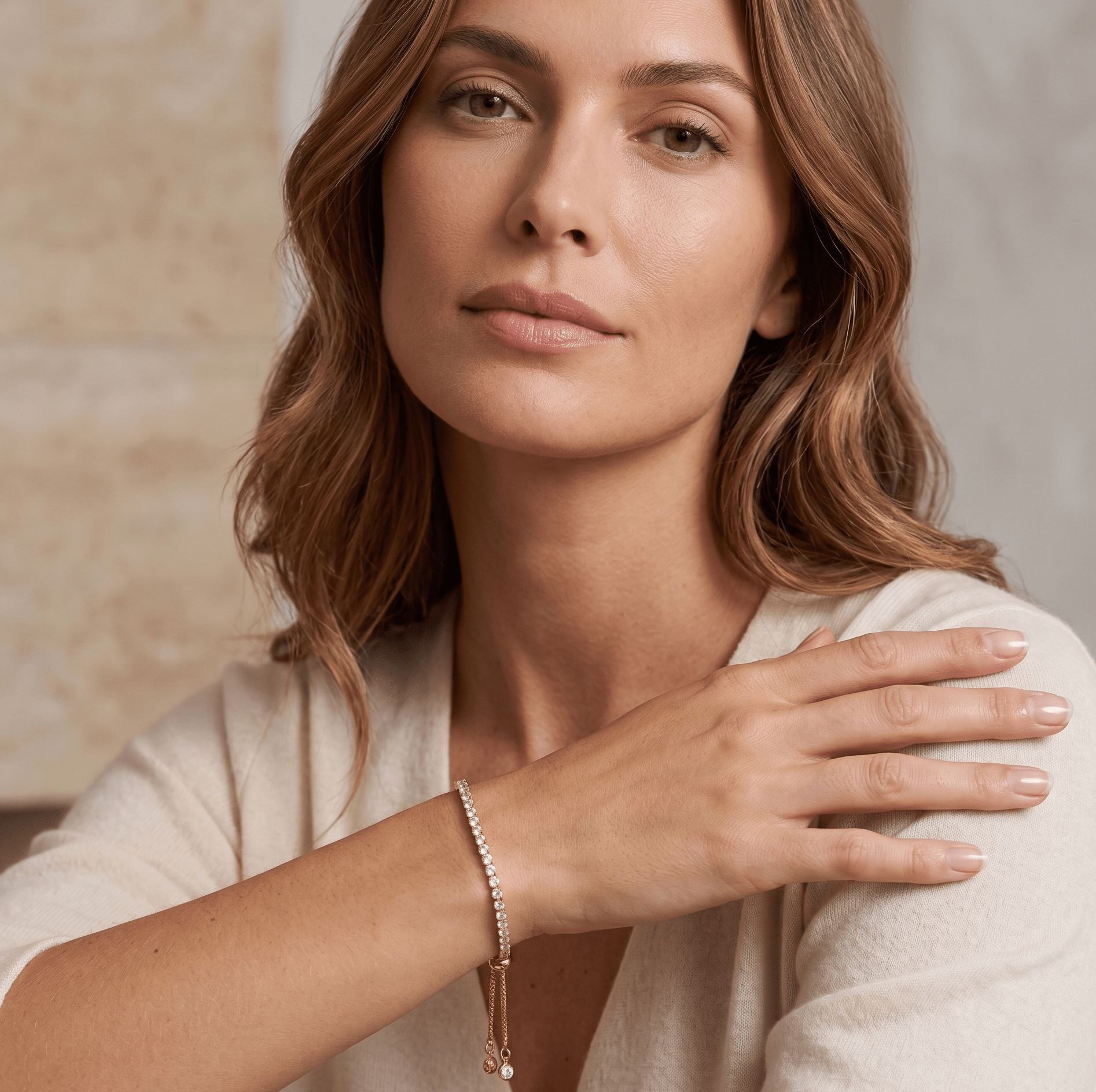 Élan Adjustable Tennis Bracelet - Orlumea