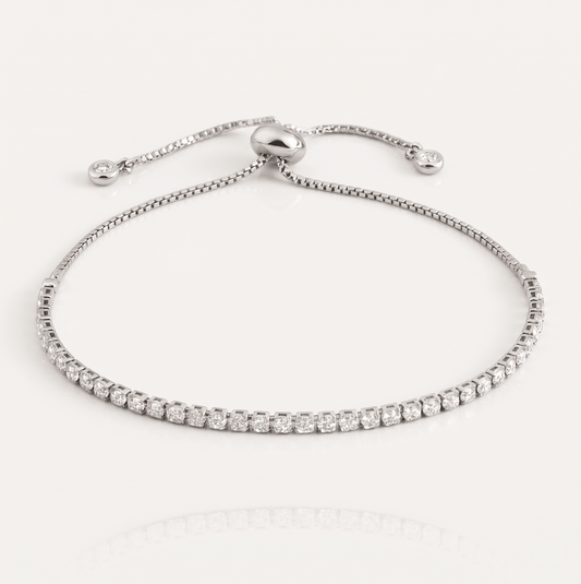 Élan Adjustable Tennis Bracelet - Orlumea