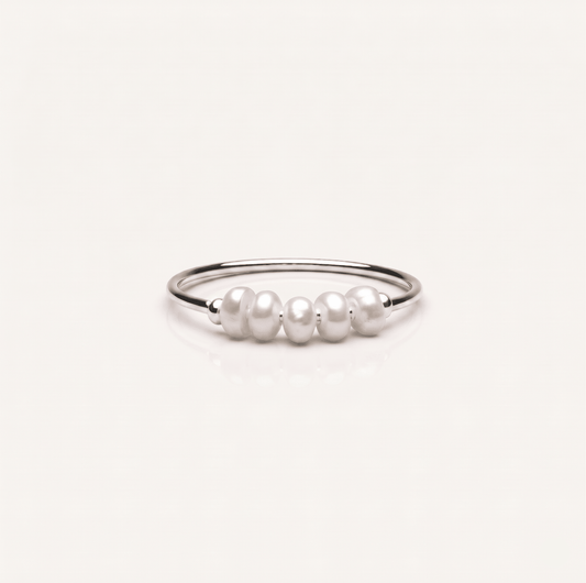 Elara Pearl Ring - Orlumea