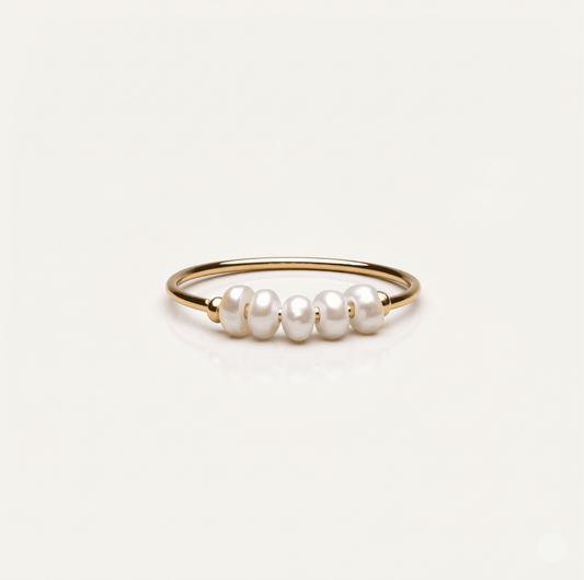 Elara Pearl Ring - Orlumea