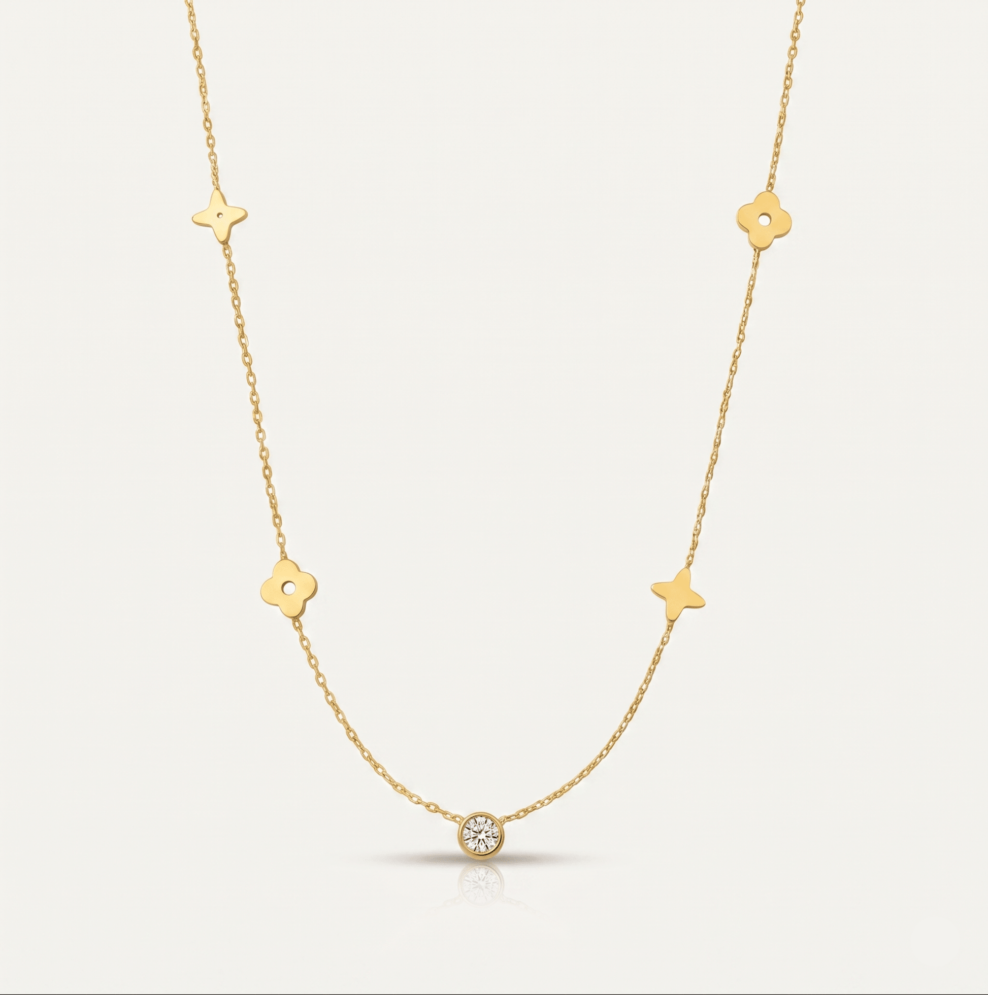 Elaris Bloom Crystal Necklace - Orlumea