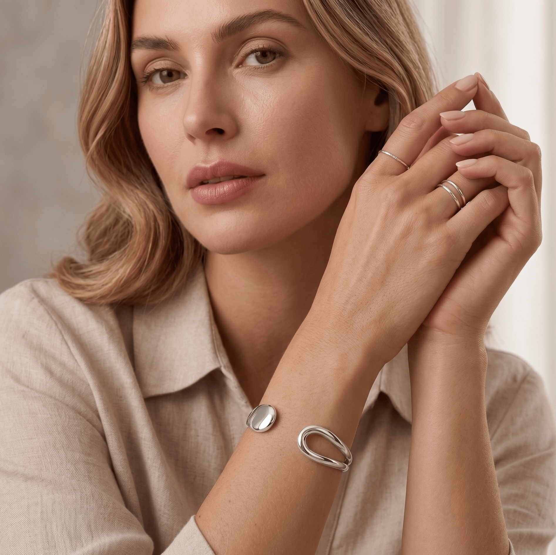 Elaris Sculpt Cuff - Orlumea