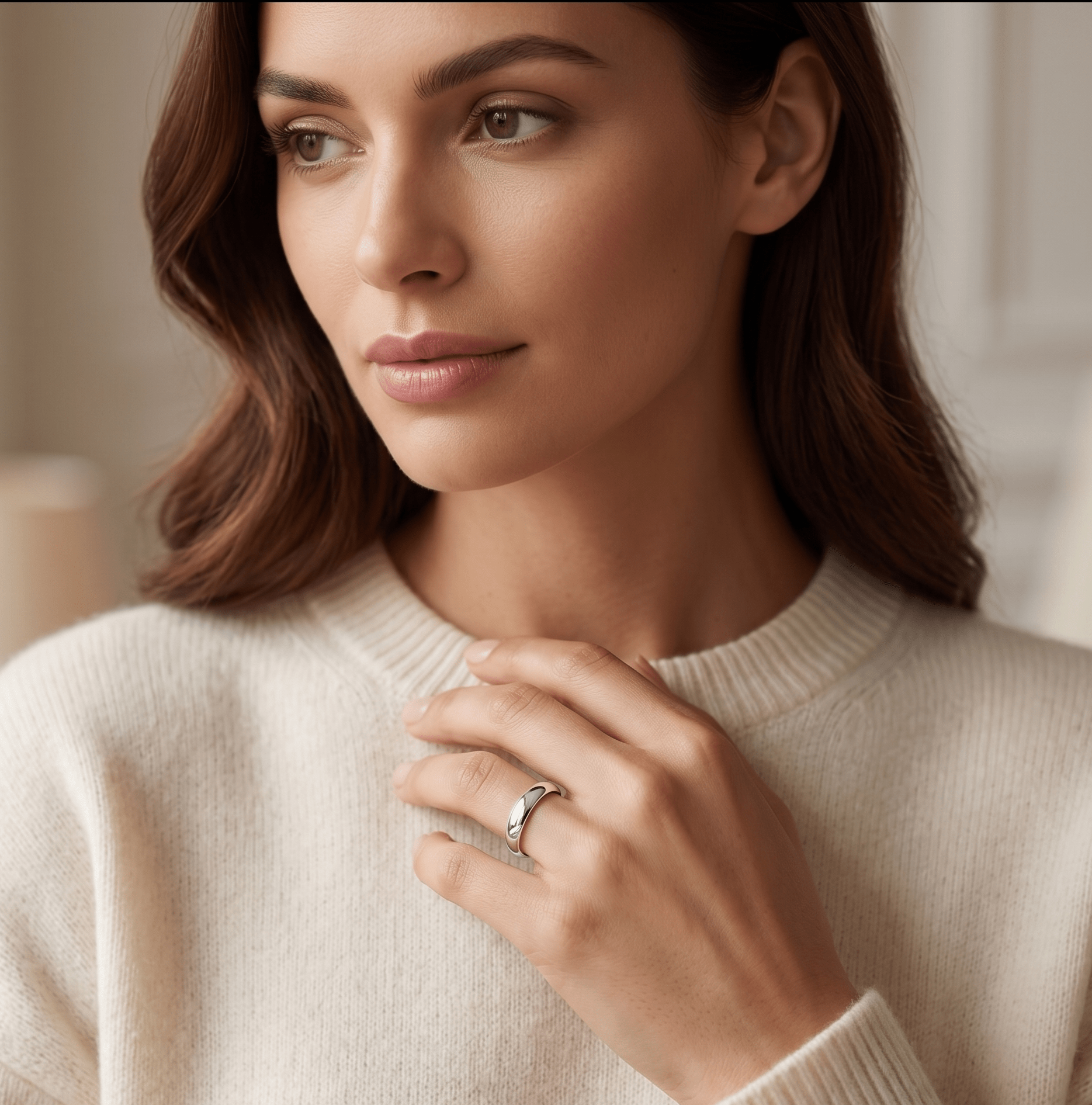 Élyra Curve Ring - Orlumea