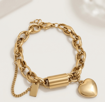 Eterna Heart Link Bracelet - Orlumea