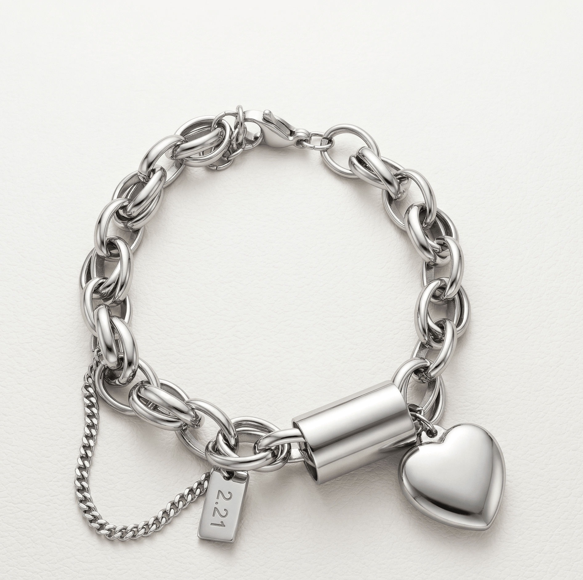 Eterna Heart Link Bracelet - Orlumea