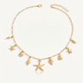 Golden Tide Charm Necklace - Orlumea