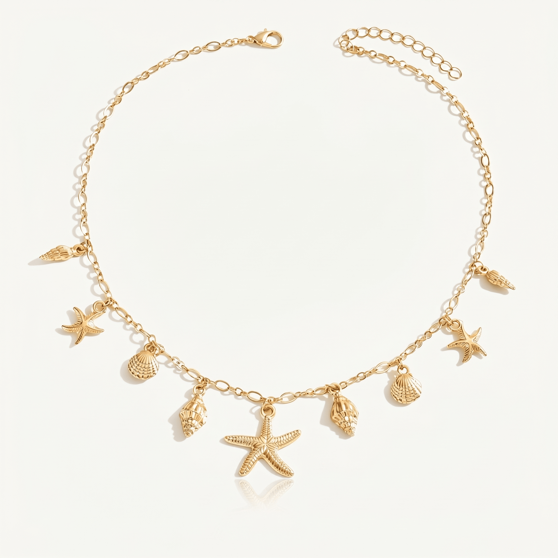 Golden Tide Charm Necklace - Orlumea