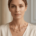 Golden Tide Charm Necklace - Orlumea